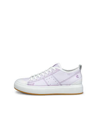 Zapatillas de piel ECCO® Street Ace para mujer - Violeta - Outside