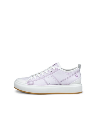 Zapatillas de piel ECCO® Street Ace para mujer - Violeta - Outside