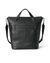 ECCO® Tote L Pebbled Leather Tote Bag - Black - Back