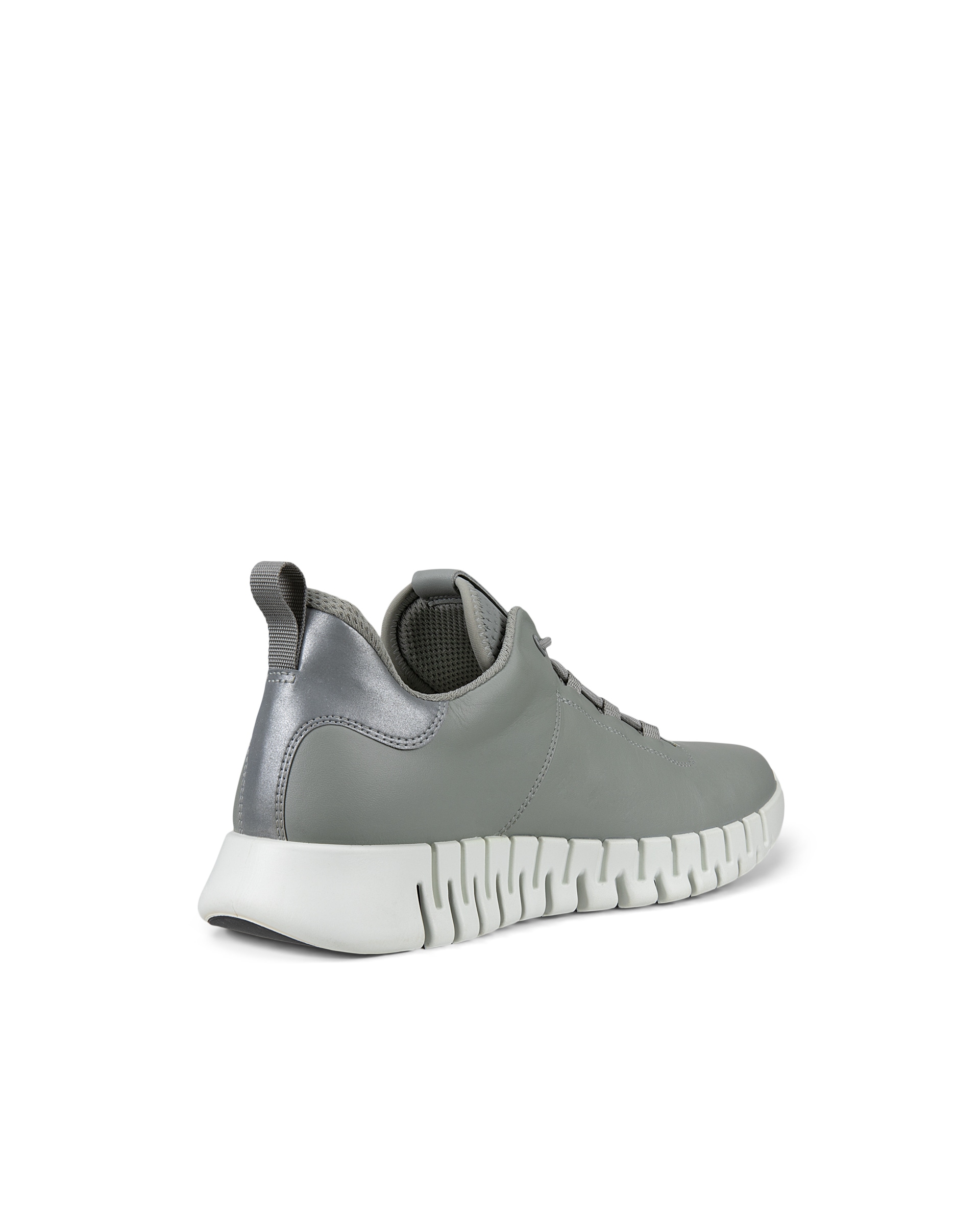 Men's ECCO® Gruuv Leather Sneaker - Grey - Sole