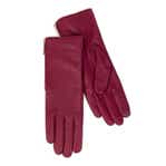 ECCO Gloves Zipped ウィメンズ レザーグローブ - Red - Main