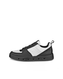 Men's ECCO® Street 720 Leather Gore-Tex Sneaker - Black - Outside