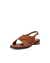 Women's ECCO® Sculpted Alba 25 Leather Slingback Heel Sandal - Brown - Main