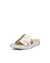 Women's ECCO® Flowt Leather Slide - Metallics - Main