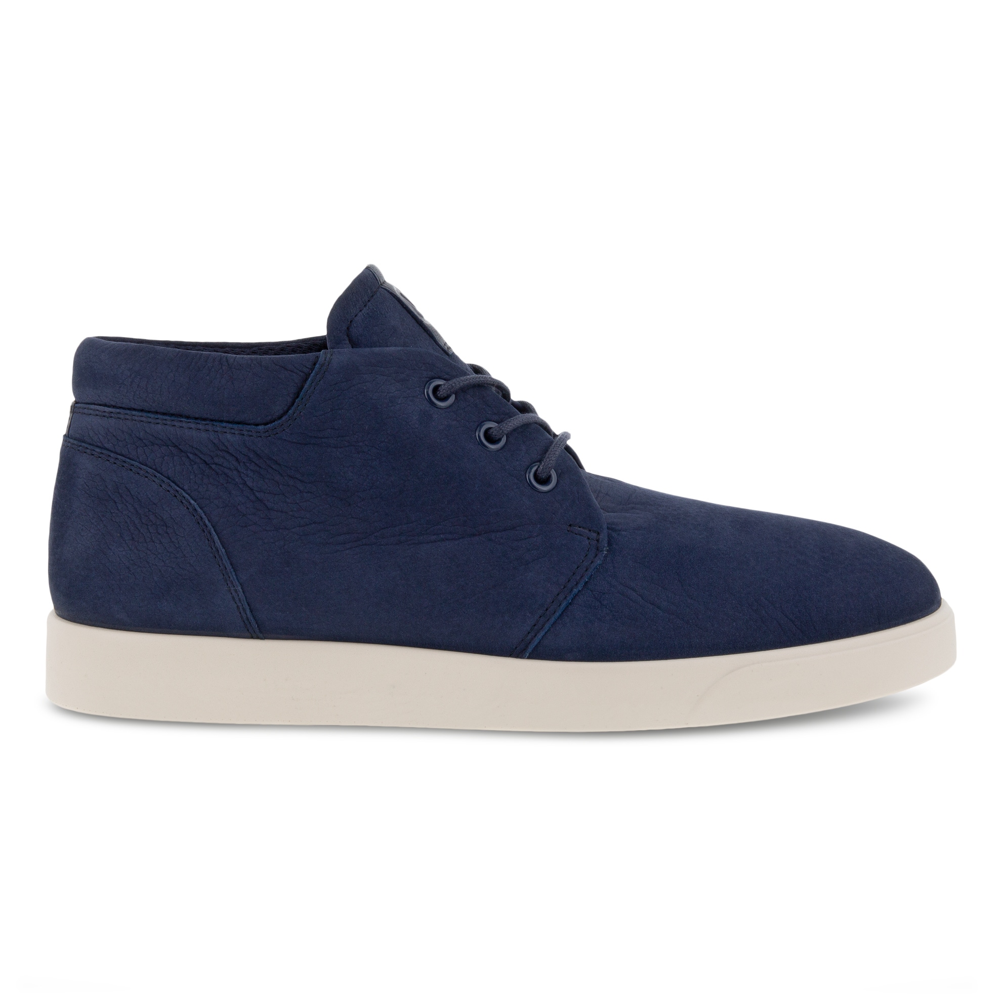 Men's ECCO® Street Lite Nubuck Chukka Sneaker - Blue - Outside