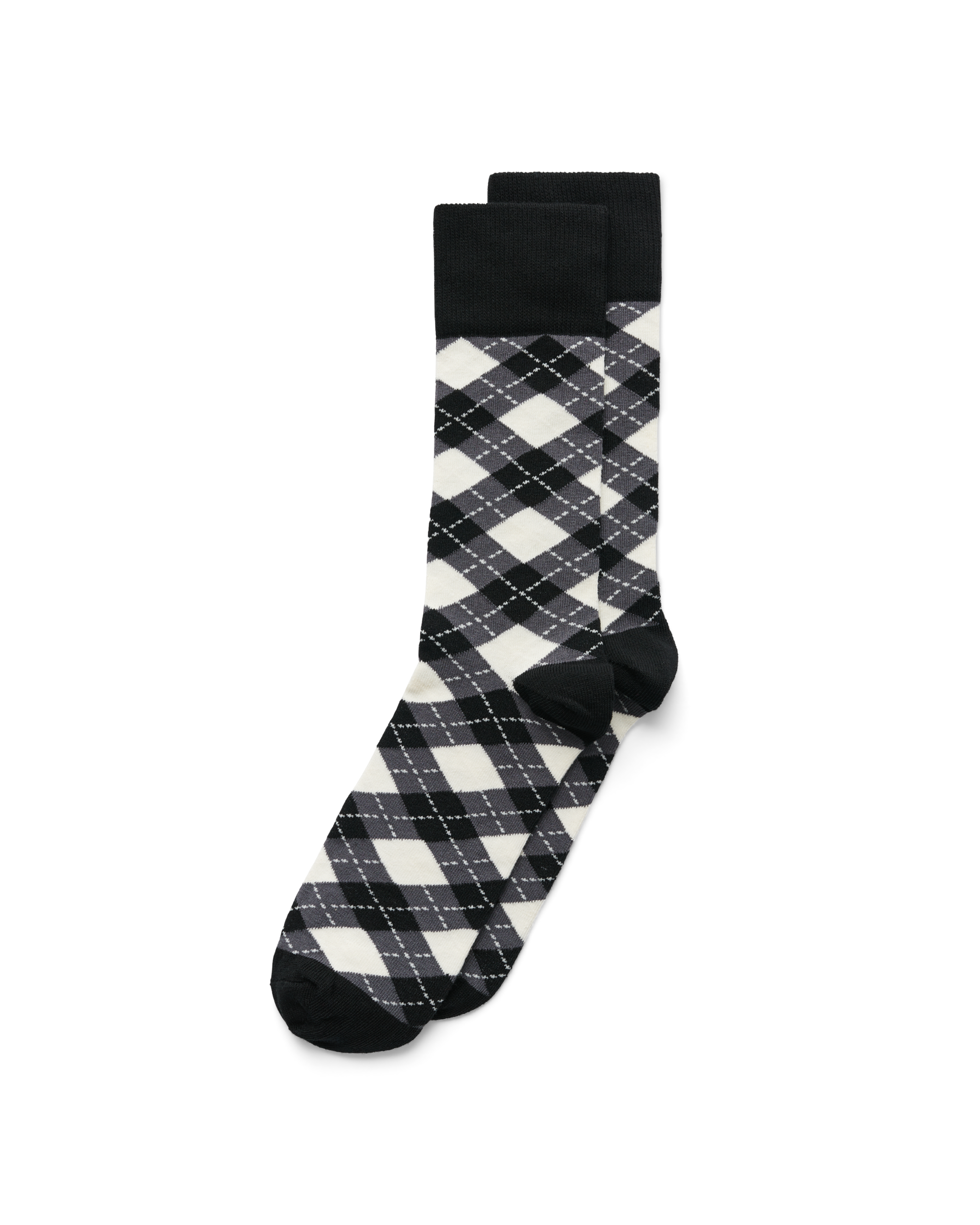 ECCO Men's Argyle Socks | Black