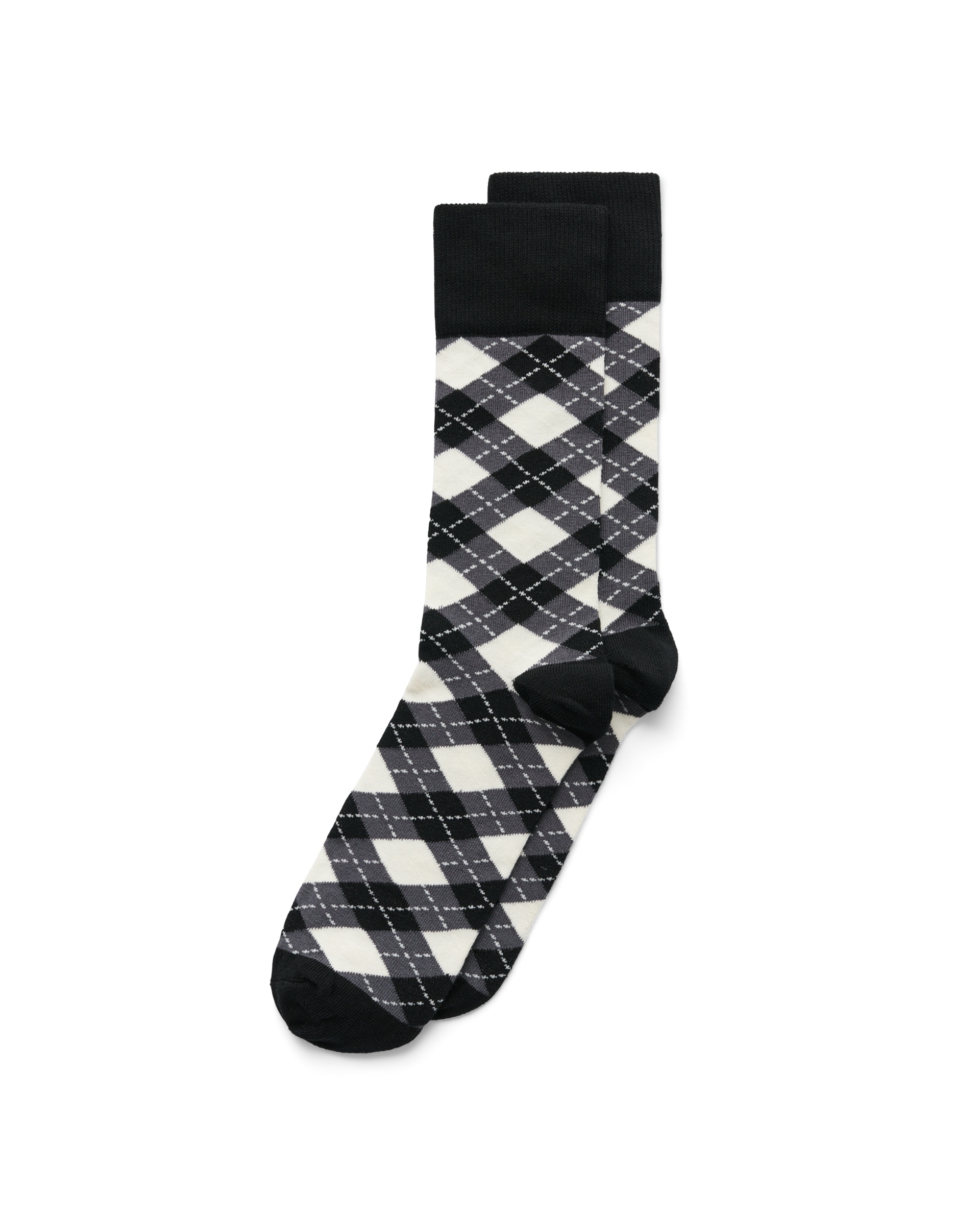 Men's ECCO® Classic Mid-Cut Socks - Black - Main