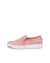 Women's ECCO® Soft 60 Leather Slip-On - Pink - Outside