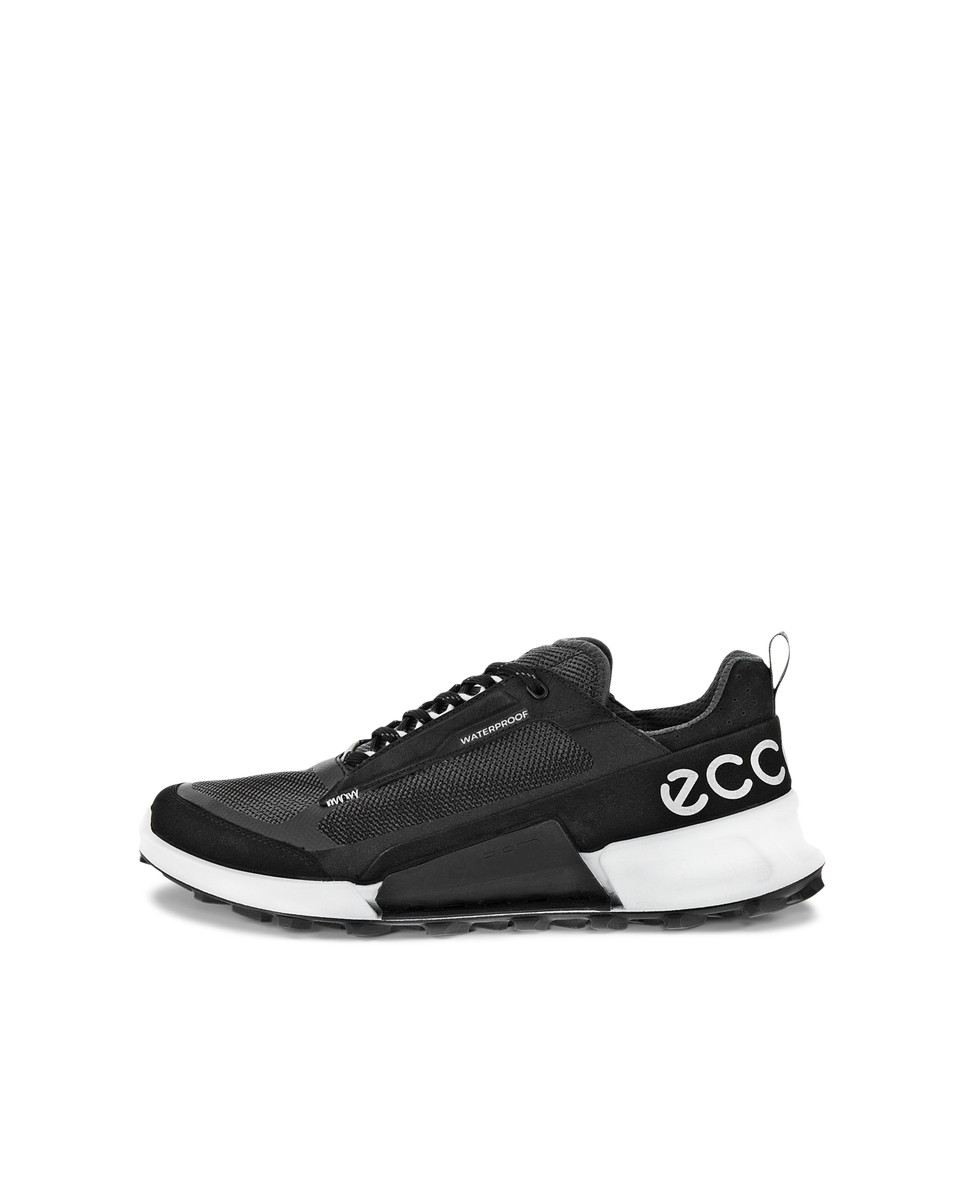Zapatillas de senderismo de nobuk impermeable ECCO® Biom 2.1 X Mountain para hombre - Negro - Outside
