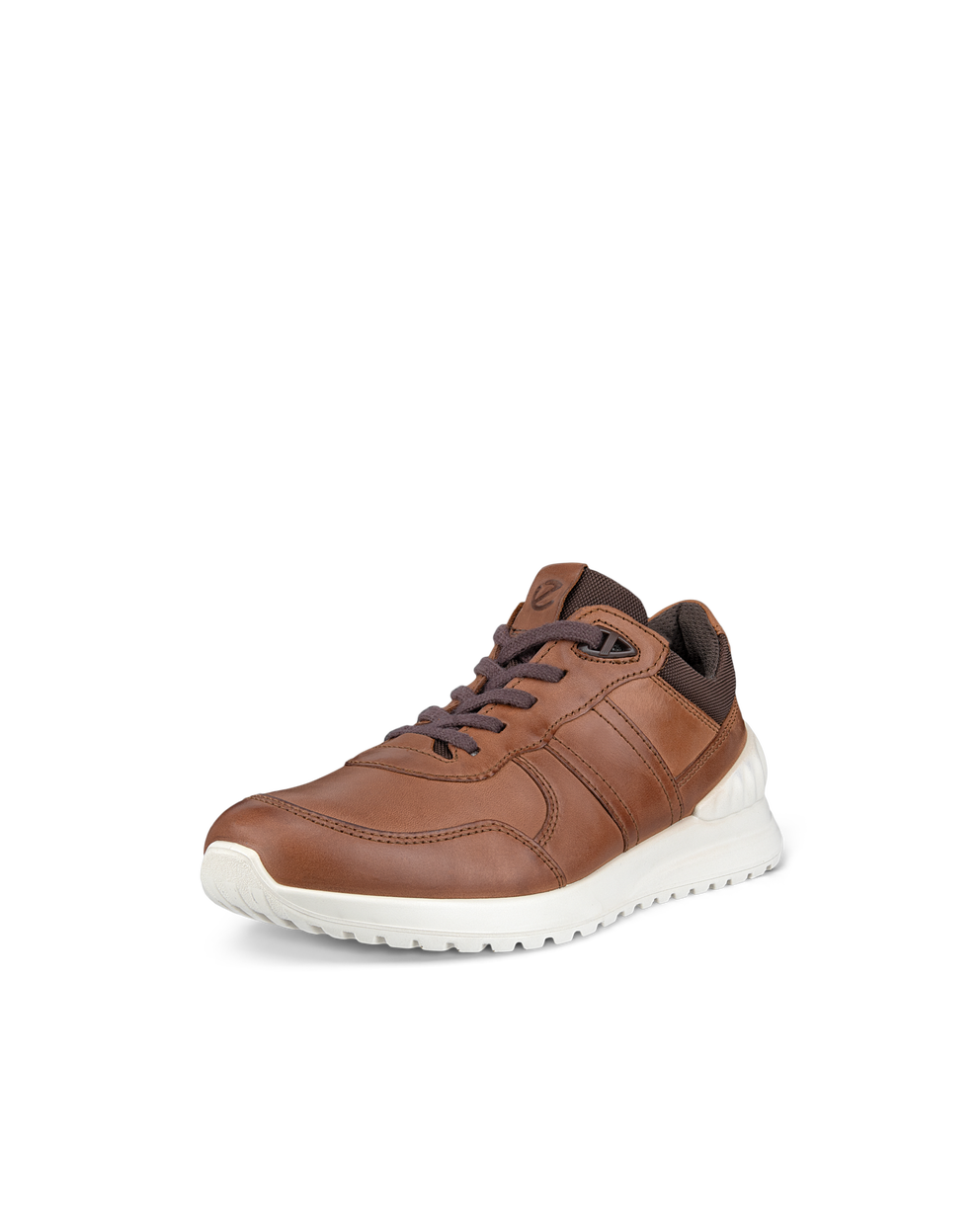 Men's ECCO® Astir Lite Leather Sneaker - Brown - Main