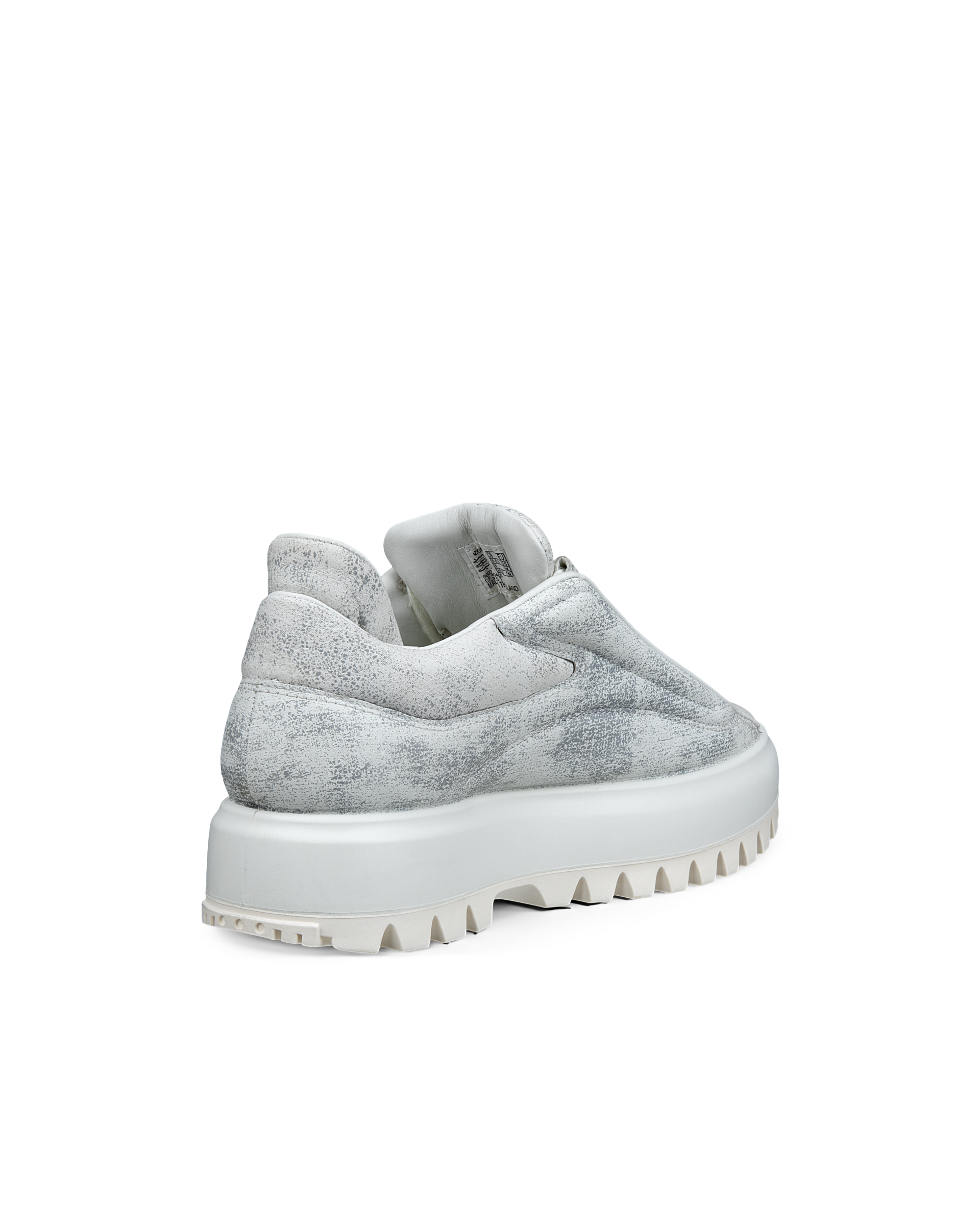 ECCO® Street Ace RAL7000 baskets en cuir pour femme - Blanc - Back