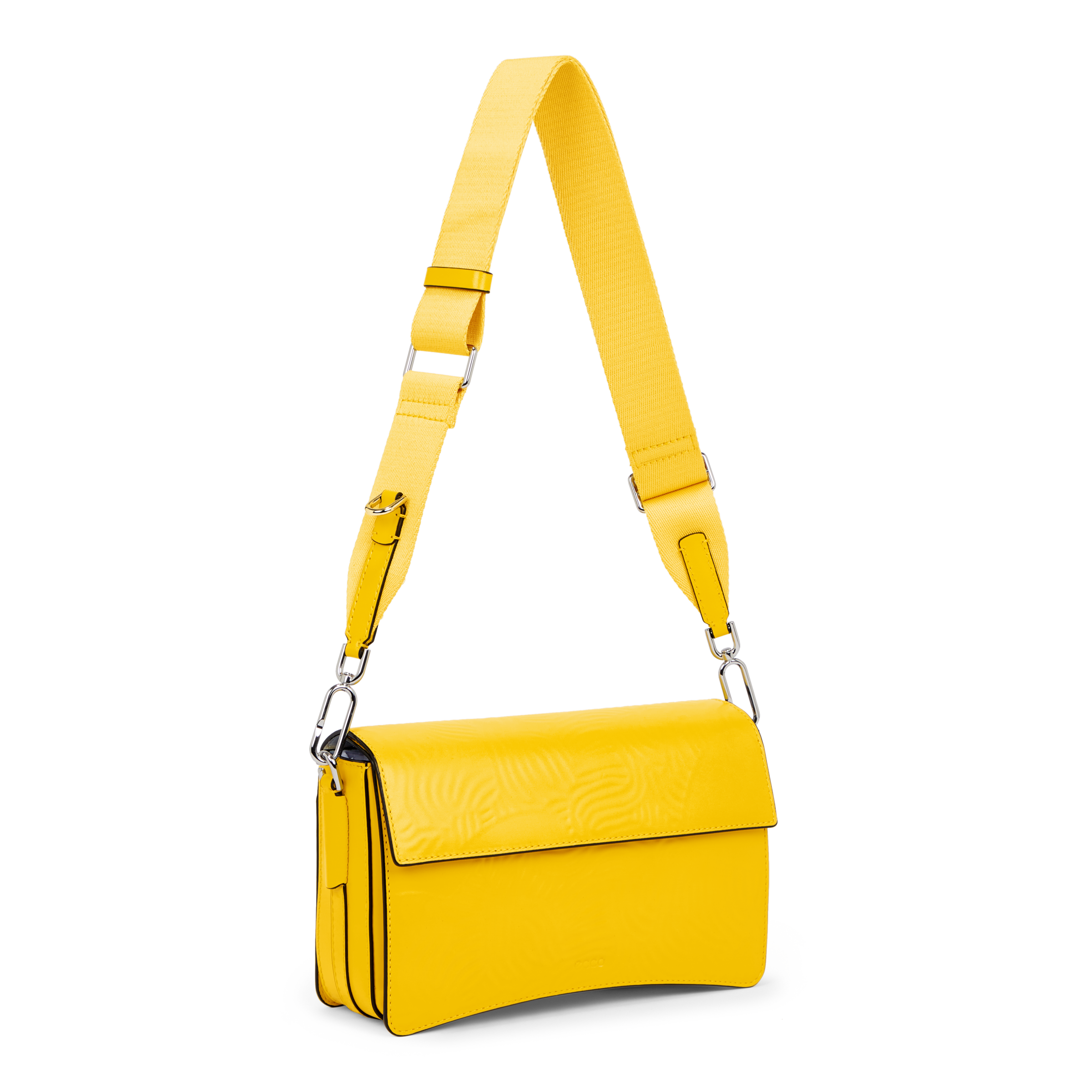 ECCO® Pinch Leather Crossbody Bag | Yellow