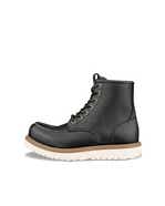 ECCO® Staker nahast Moc-Toe saapad meestele - Must - Outside