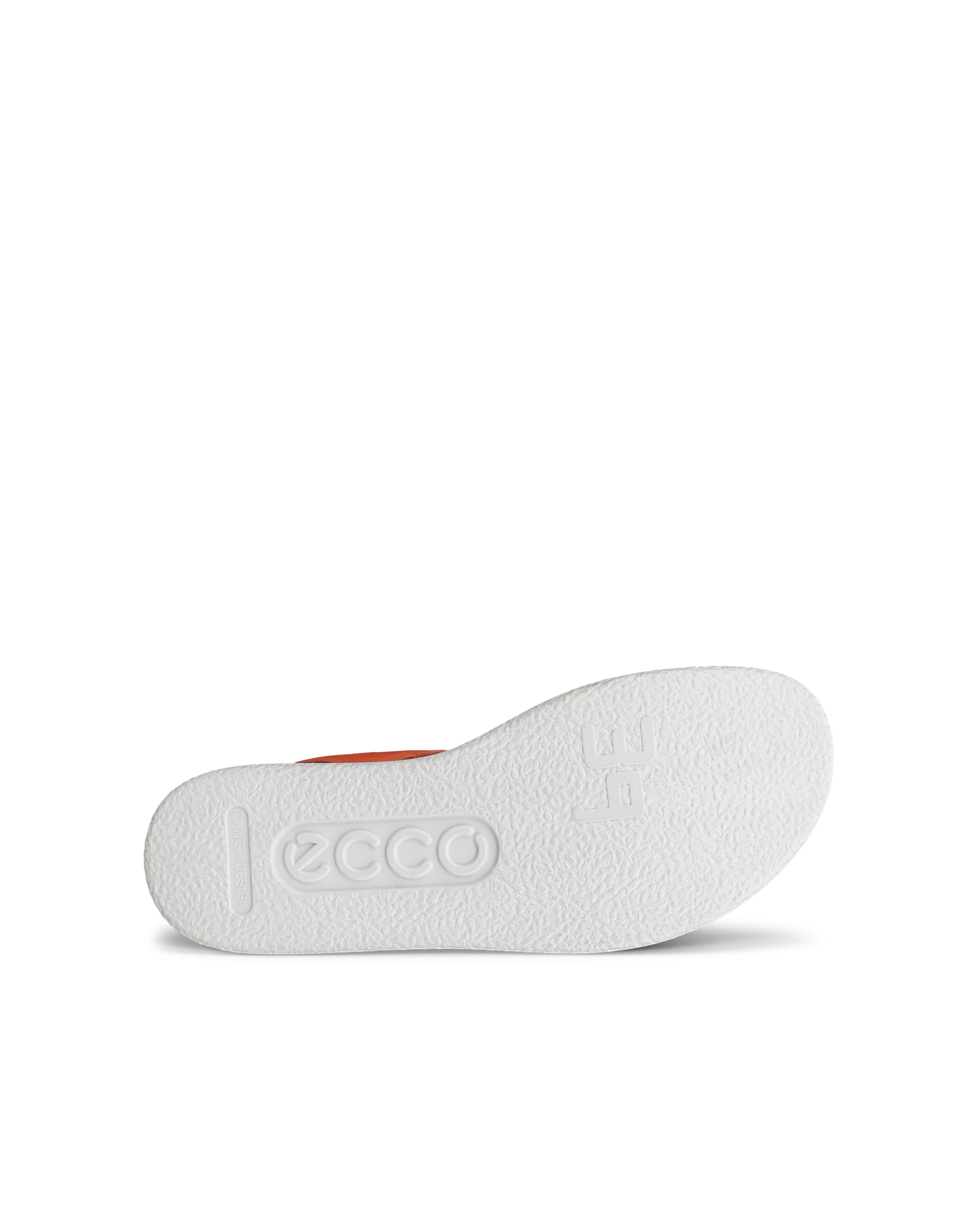 ECCO® Flowt sandale plate en nubuck pour femme - Orange - Sole