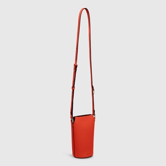 ECCO® Pot Leather Crossbody Bag - Red - Main