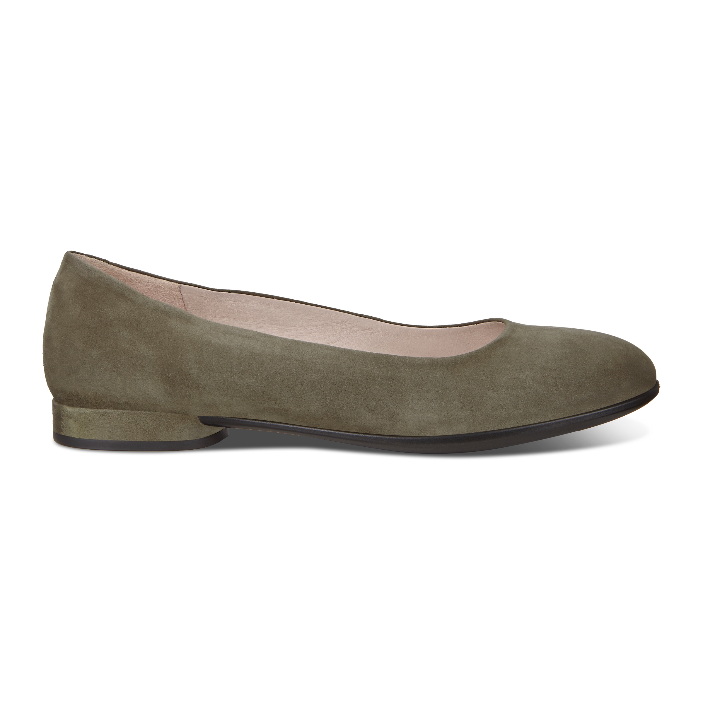 ECCO Anine Women's Ballerina Shoes - Green - Outside