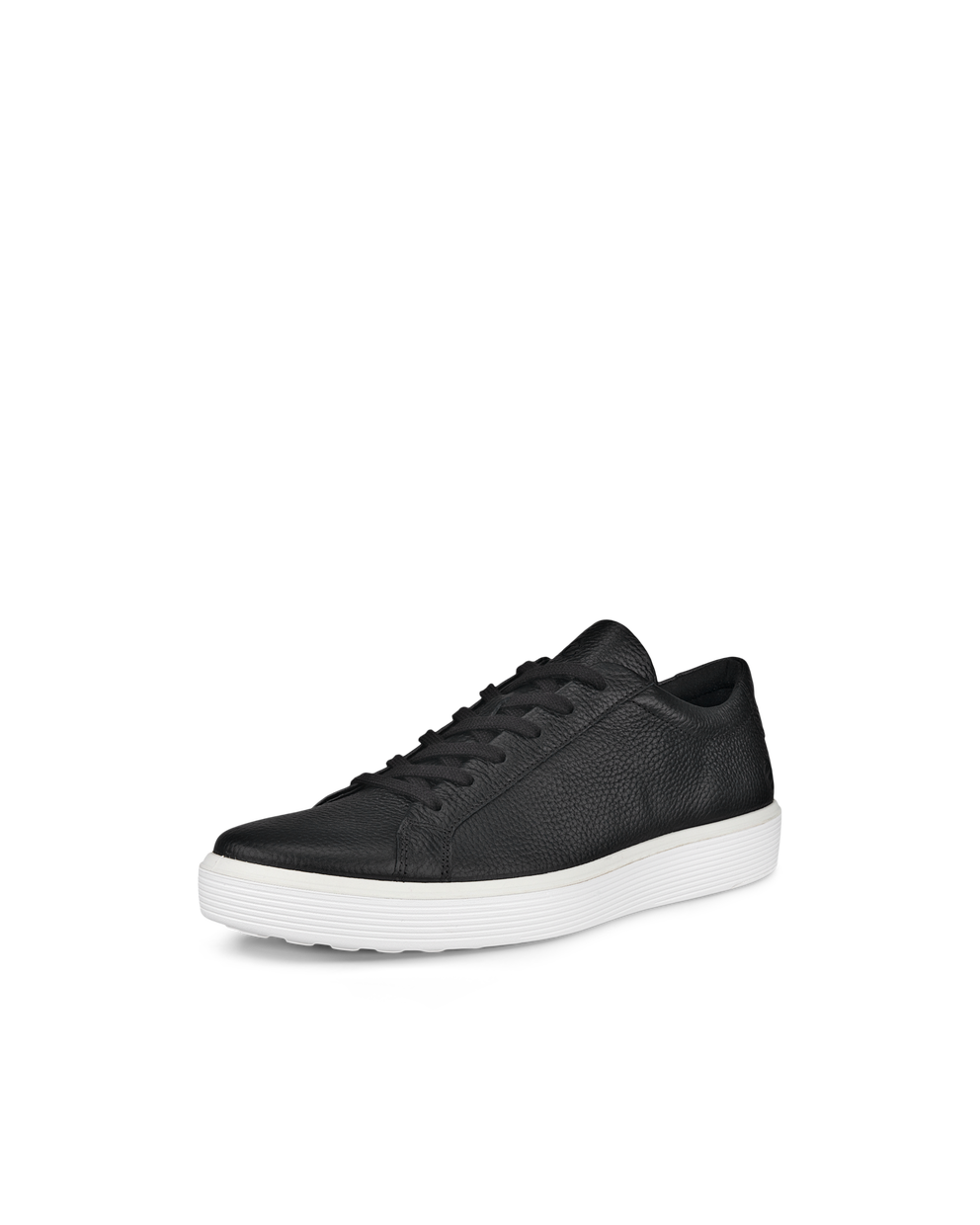 Men's ECCO® Soft 60 Leather Sneaker - Black - Main