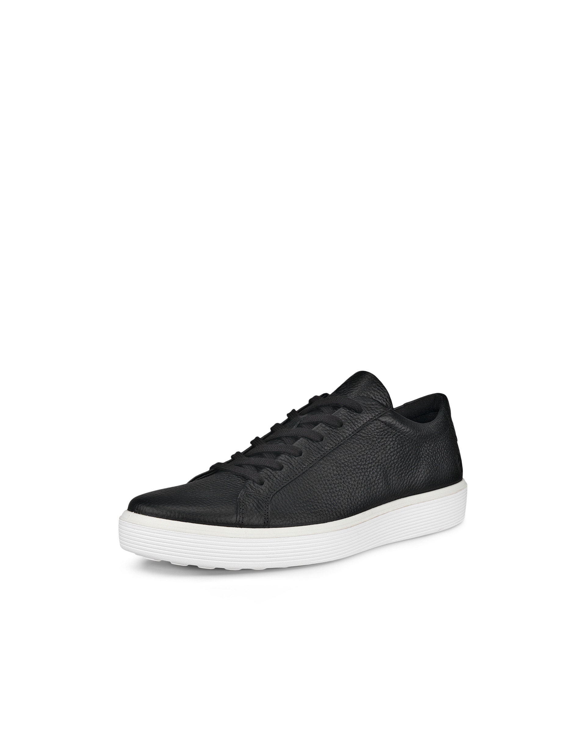 Men's ECCO® Soft 60 Leather Sneaker - Black - Main