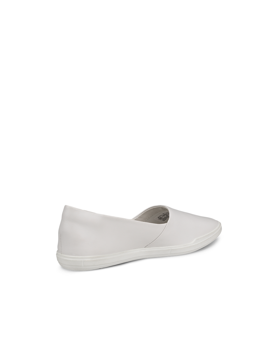 ECCO Women's Simpil Loafers - White - Back