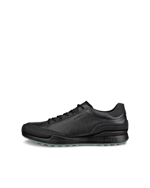 Men s ECCO Golf Biom H4 Leather Gore Tex Golf Shoe Black