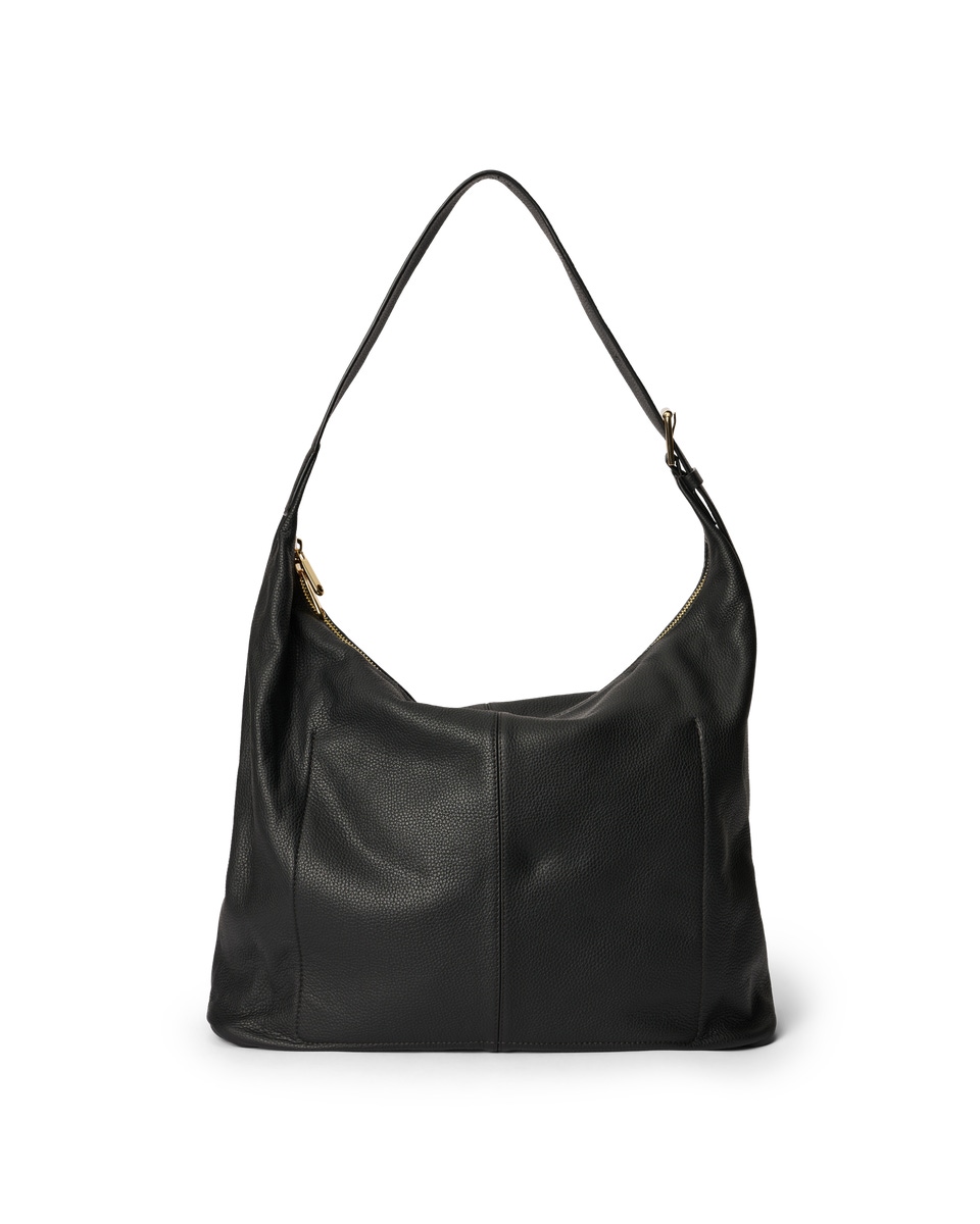 Lucky Brand Black Leather popular Hobo Handbag/Purse