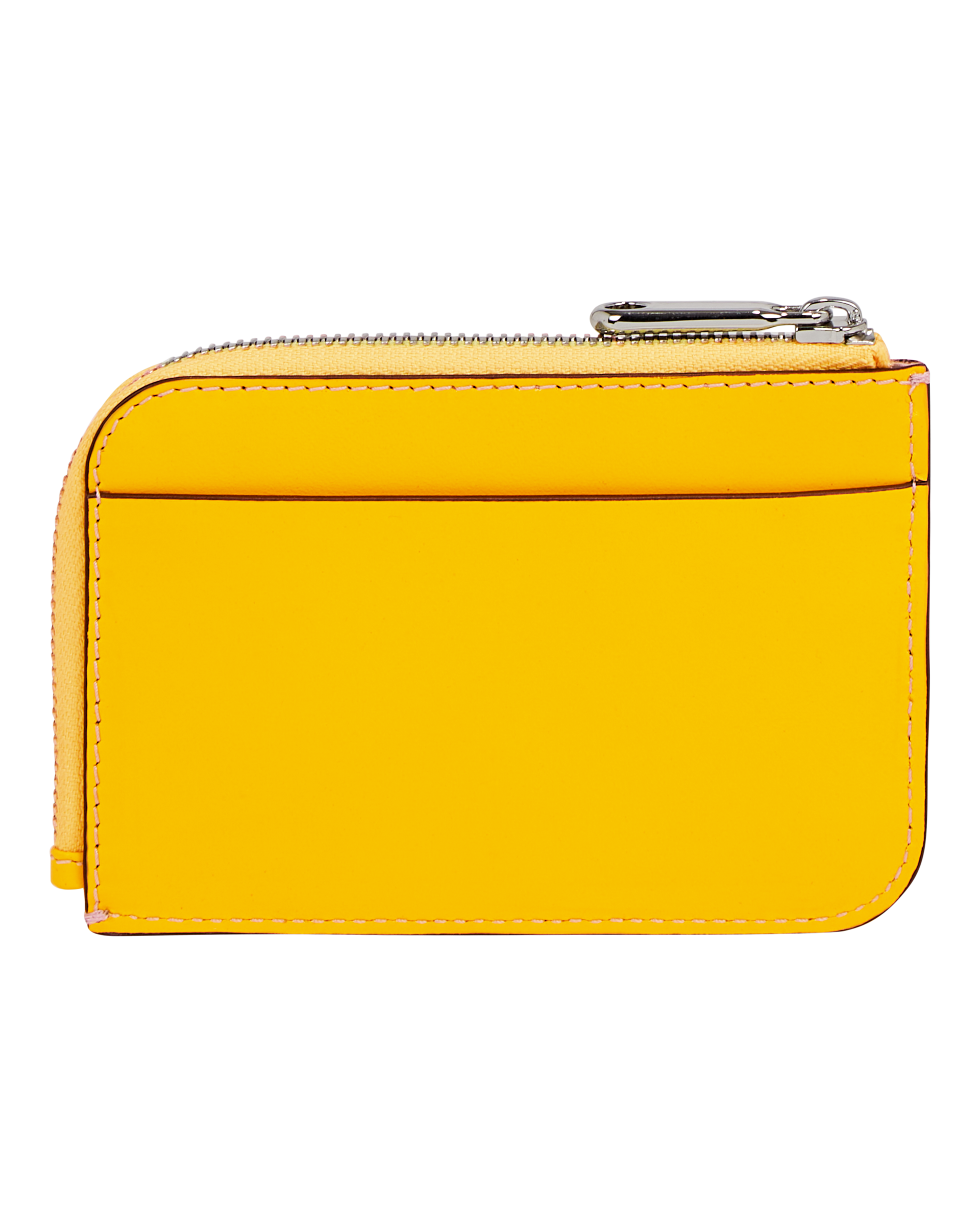 ECCO® Leather Card Case - Yellow - Back