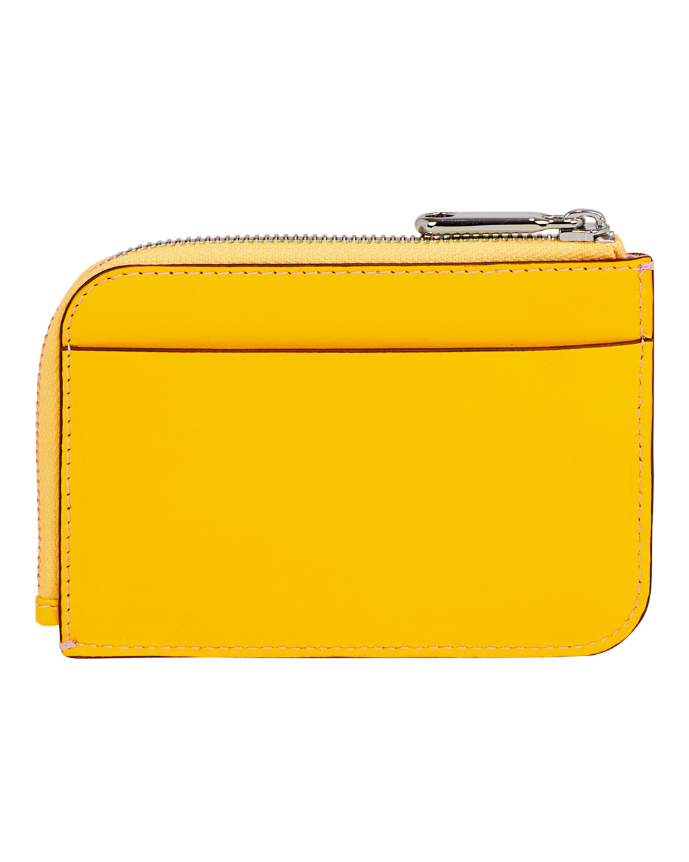 ECCO® Leather Card Case - Yellow - Back