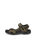 Men's ECCO® Offroad Nubuck Hiking Sandal - Brown - Outside