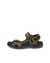 Men's ECCO® Offroad Nubuck Hiking Sandal - Green - Outside