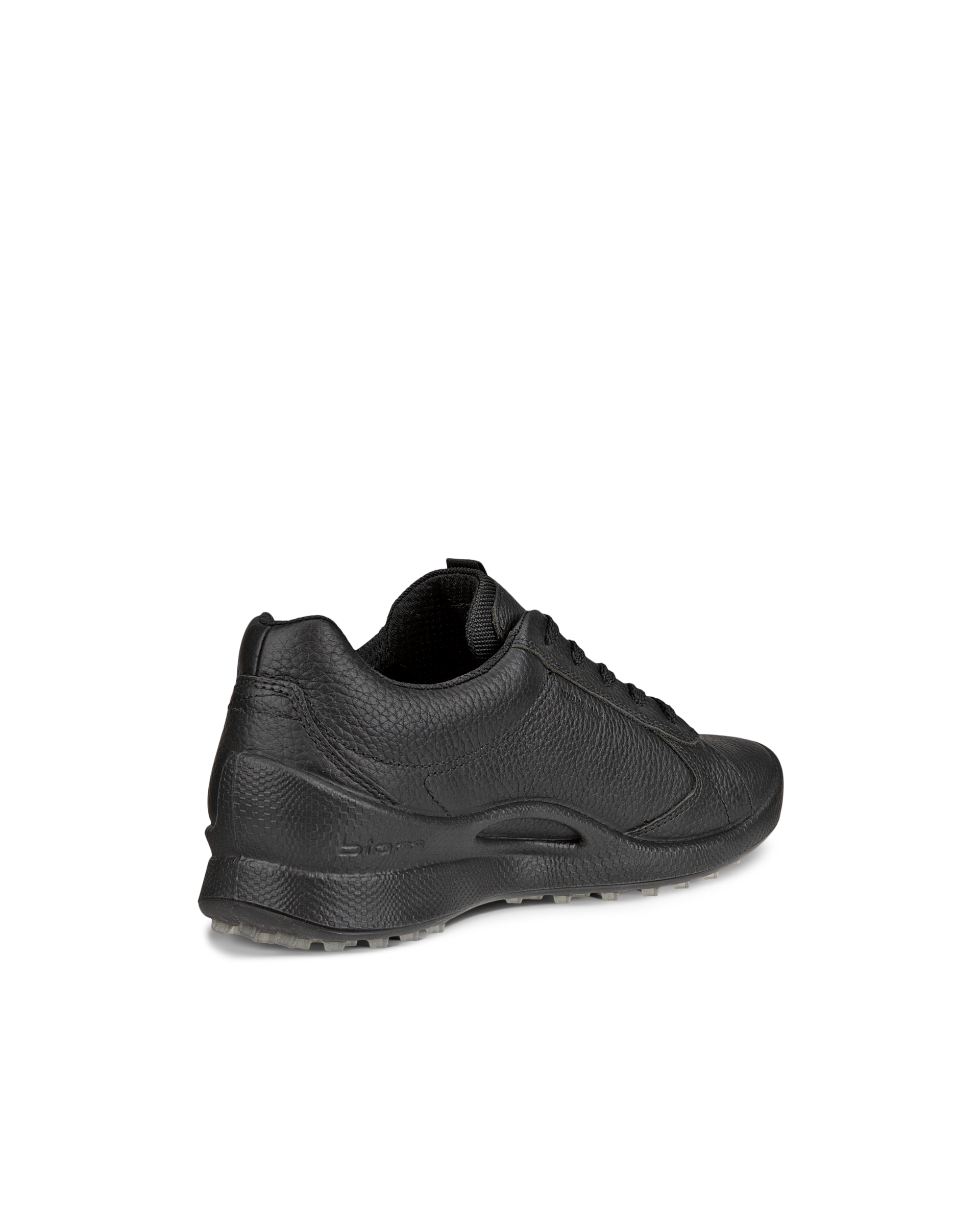 Women's ECCO® BIOM Golf Hybrid Leather Shoe - Black - Back