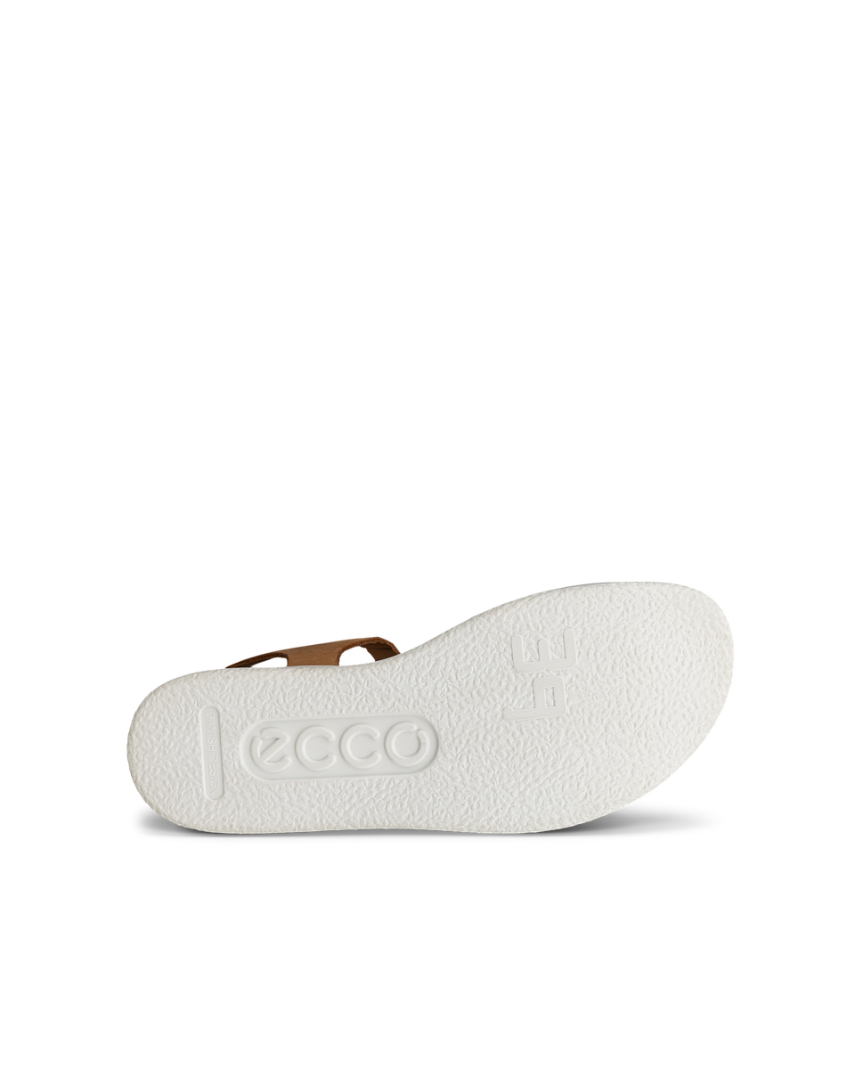 ECCO Women's Flowt Flat Sandals - Brown - Sole