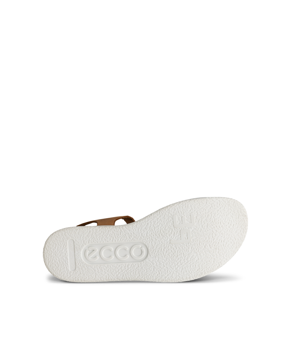 ECCO® Flowt sandale plate en nubuck pour femme - Brun - Sole