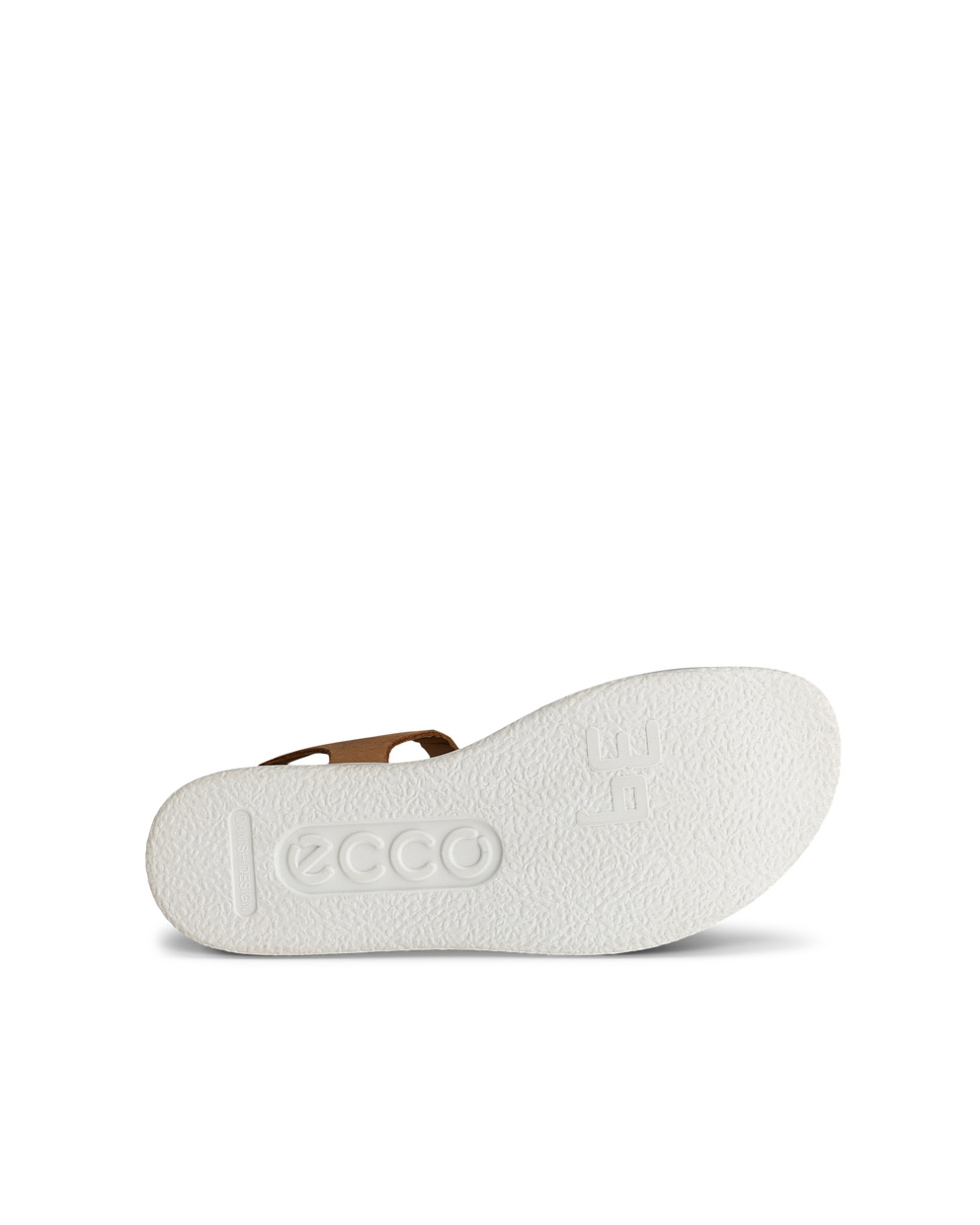 ECCO® Flowt sandale plate en nubuck pour femme - Brun - Sole