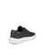 Women's ECCO® Street Tray Leather Sneaker - Black - Back