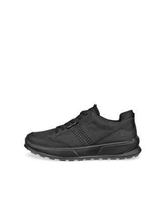 Men's ECCO® Byway 2.0 Nubuck Waterproof Shoe - Black - Outside