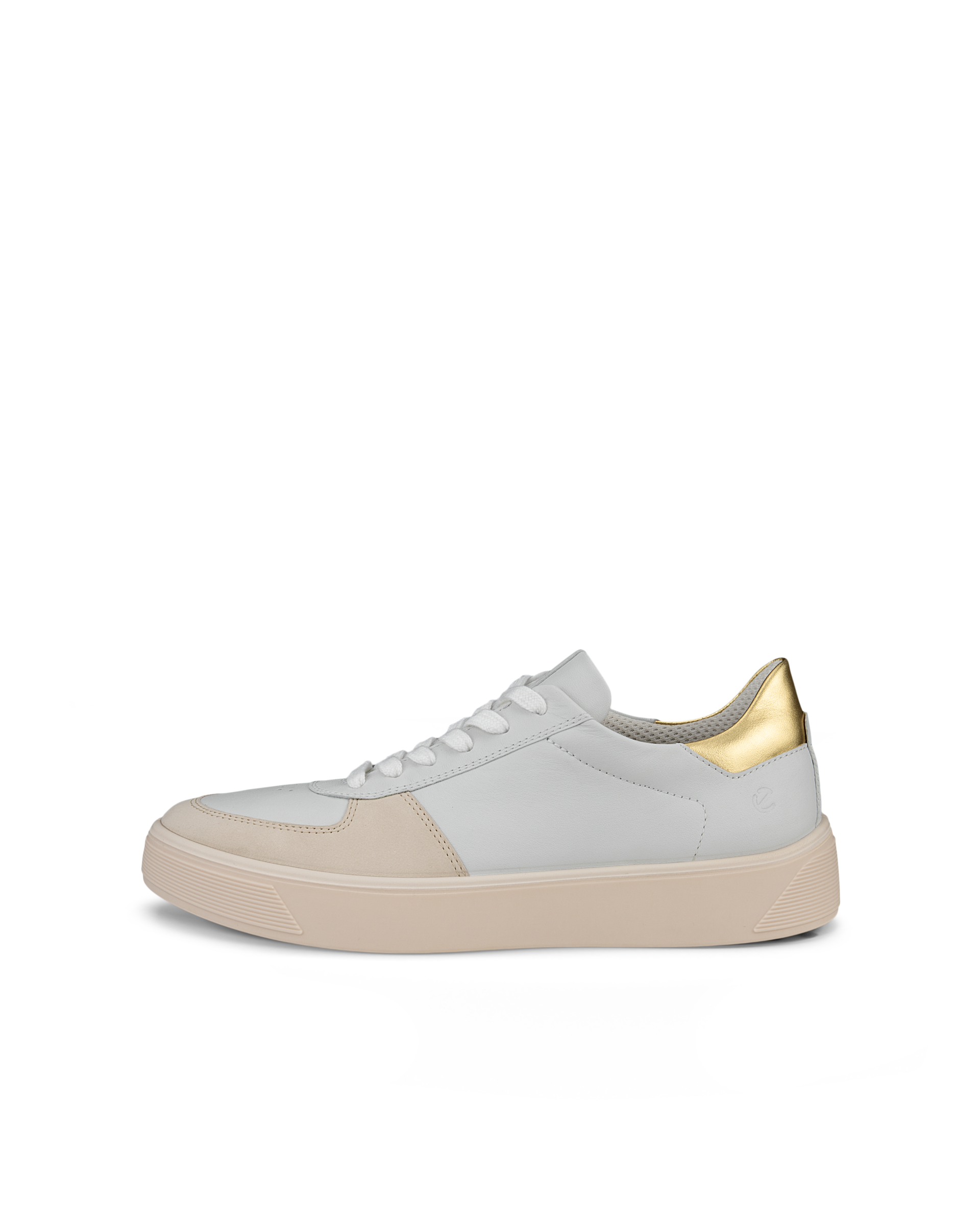 Women's ECCO® Street Tray Leather Sneaker | Beige