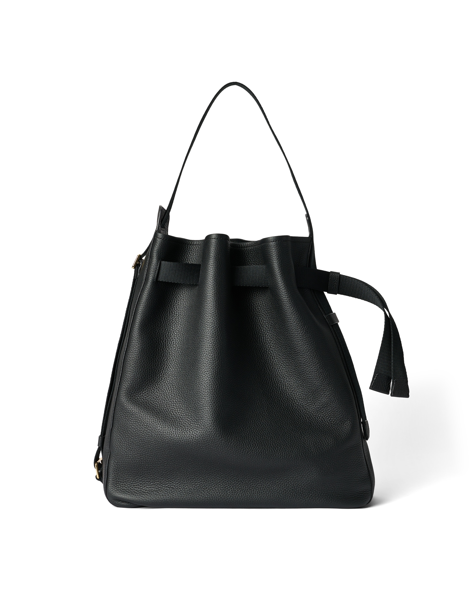 ECCO® Sail Leather Hobo Bag - Black - Main