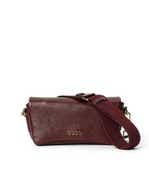 ECCO® Pinch Leather Crossbody Bag - Red - Main