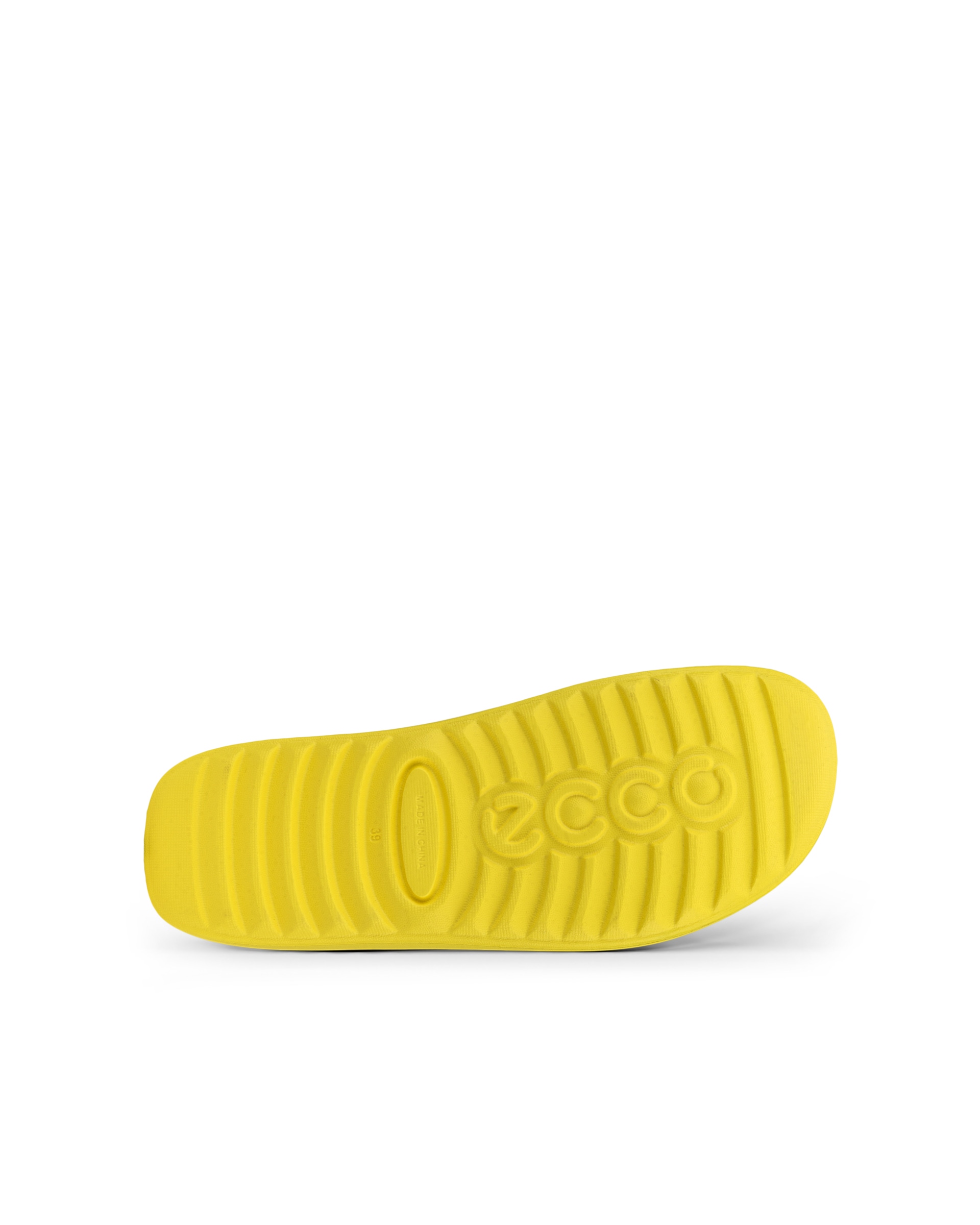 Women's ECCOยฎ Cozmo Slide Slider - Yellow - Sole