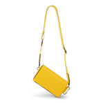 ECCO® Finger Print Leather Phone Bag - Yellow - Main