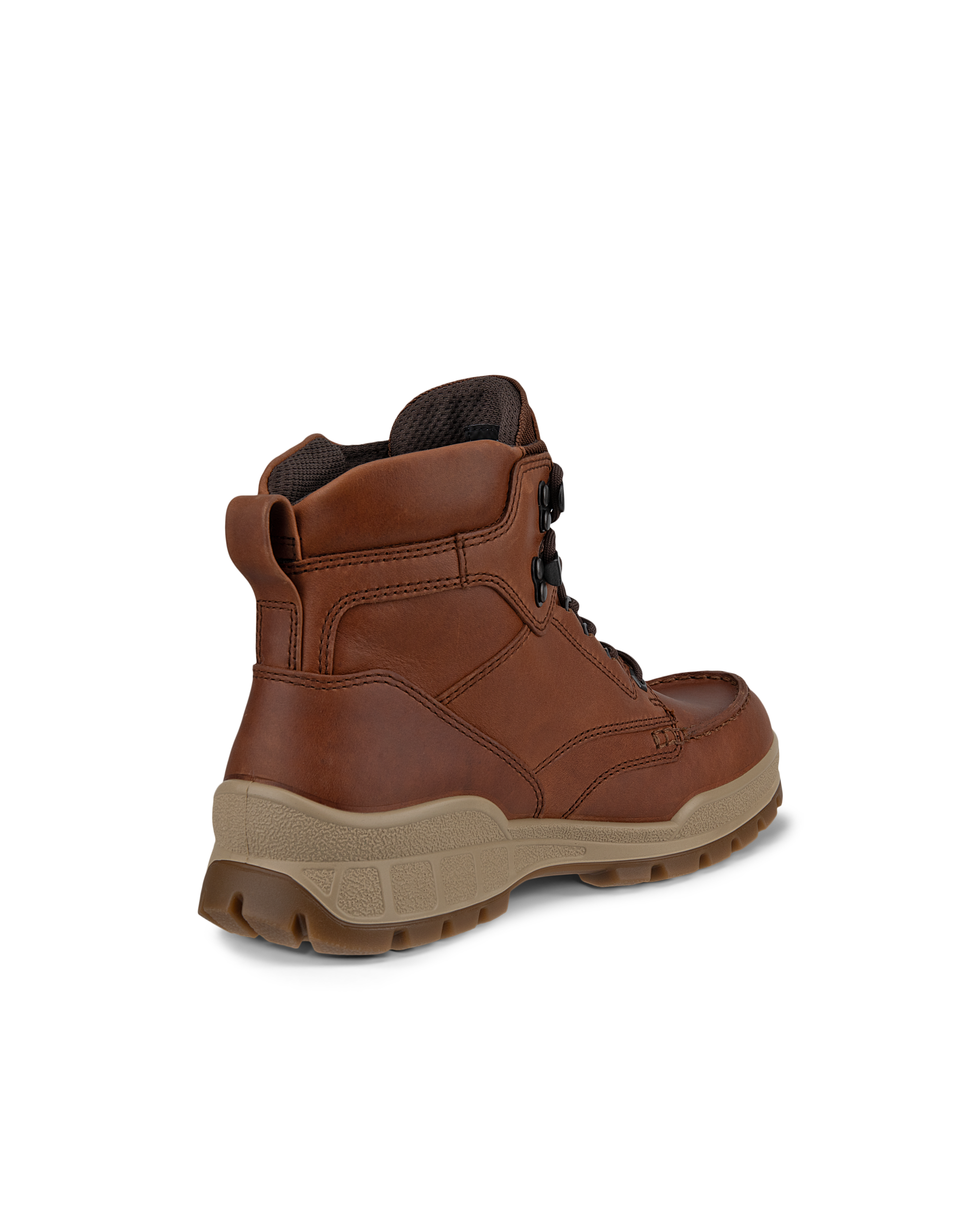 Women's ECCO® Track 25 Leather Gore-Tex Mid-Cut Boot - Brown - Back