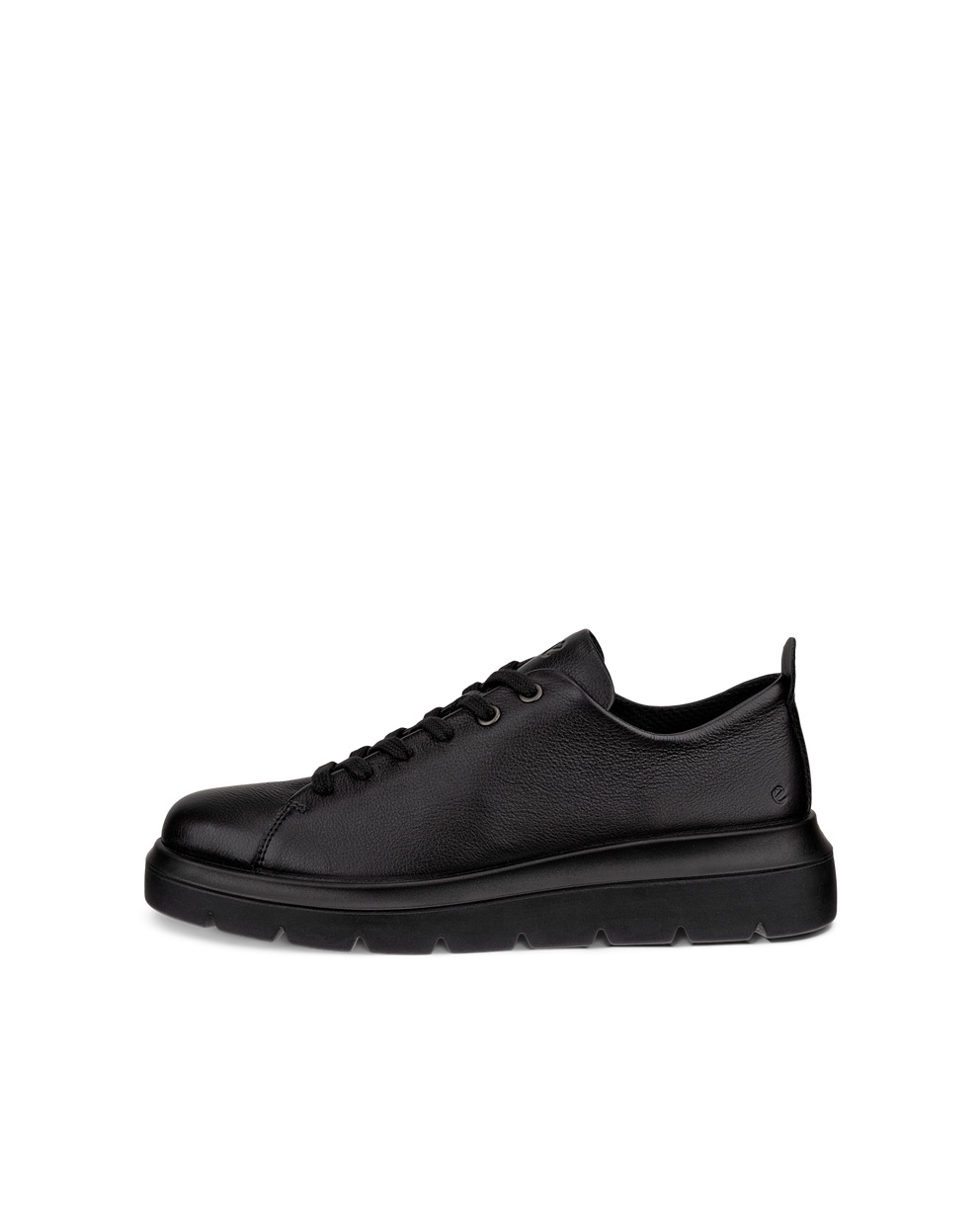 Women's ECCO® Nouvelle Leather Lace-Up Shoe - Black - Outside