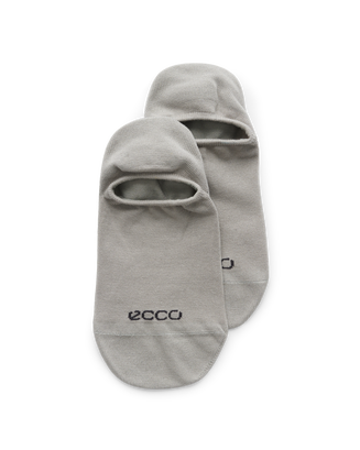 ECCO® Classic No-Show Socks - Grey - Main