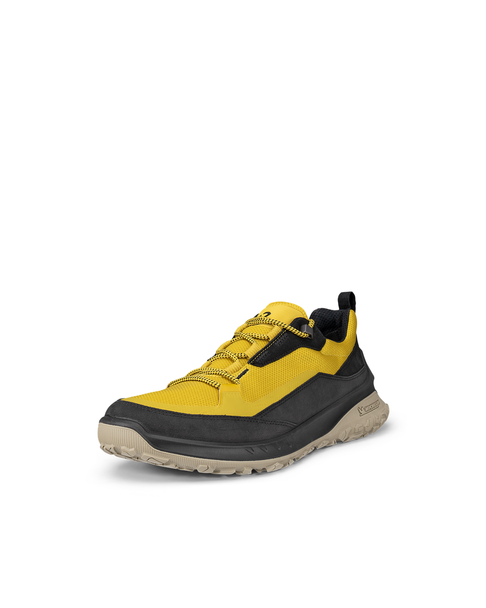 Men's ECCO® ULT-TRN Nubuck Waterproof Hiking Shoe - Yellow - Main