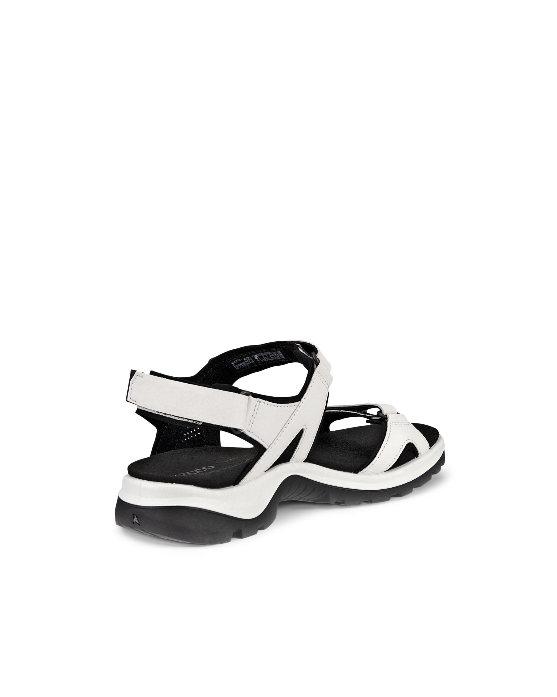 Women's ECCO® Offroad Leather Hiking Sandal - White - Back