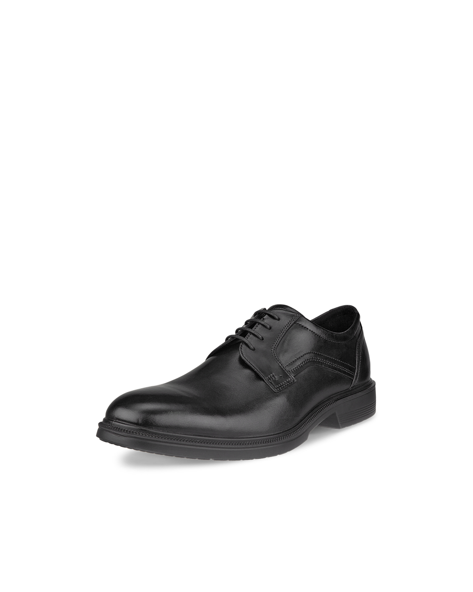 ECCO Men's Lisbon Plain Toe Derby Shoes - Black - Main
