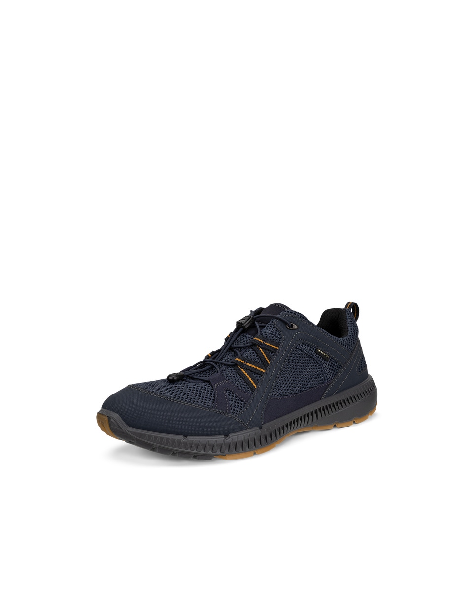 Men s ECCO Terracruise II Textile Gore Tex Shoe Blue