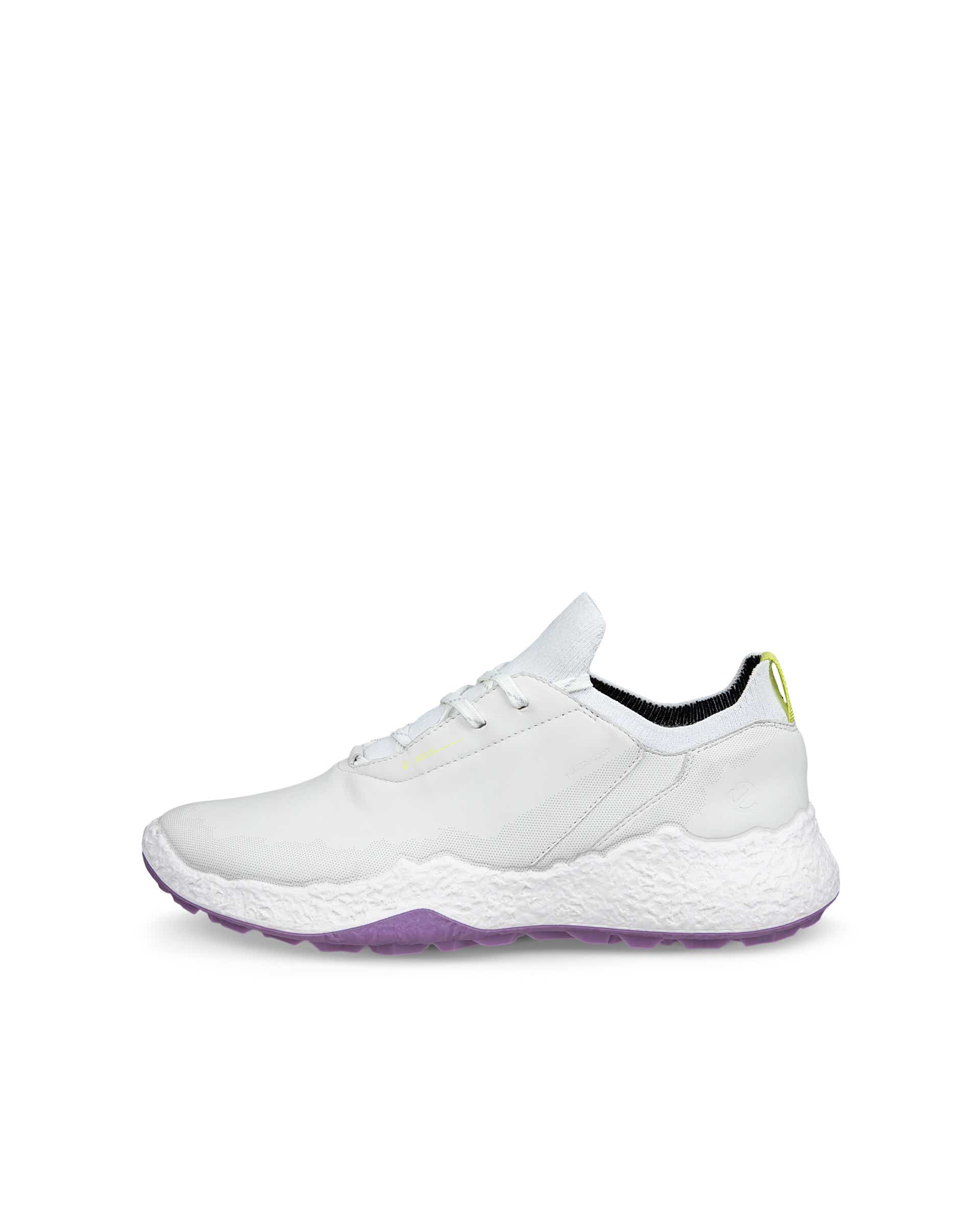 Dámska kožená nepremokavá golfová obuv ECCO® Golf BIOM H5 - Biela - Outside