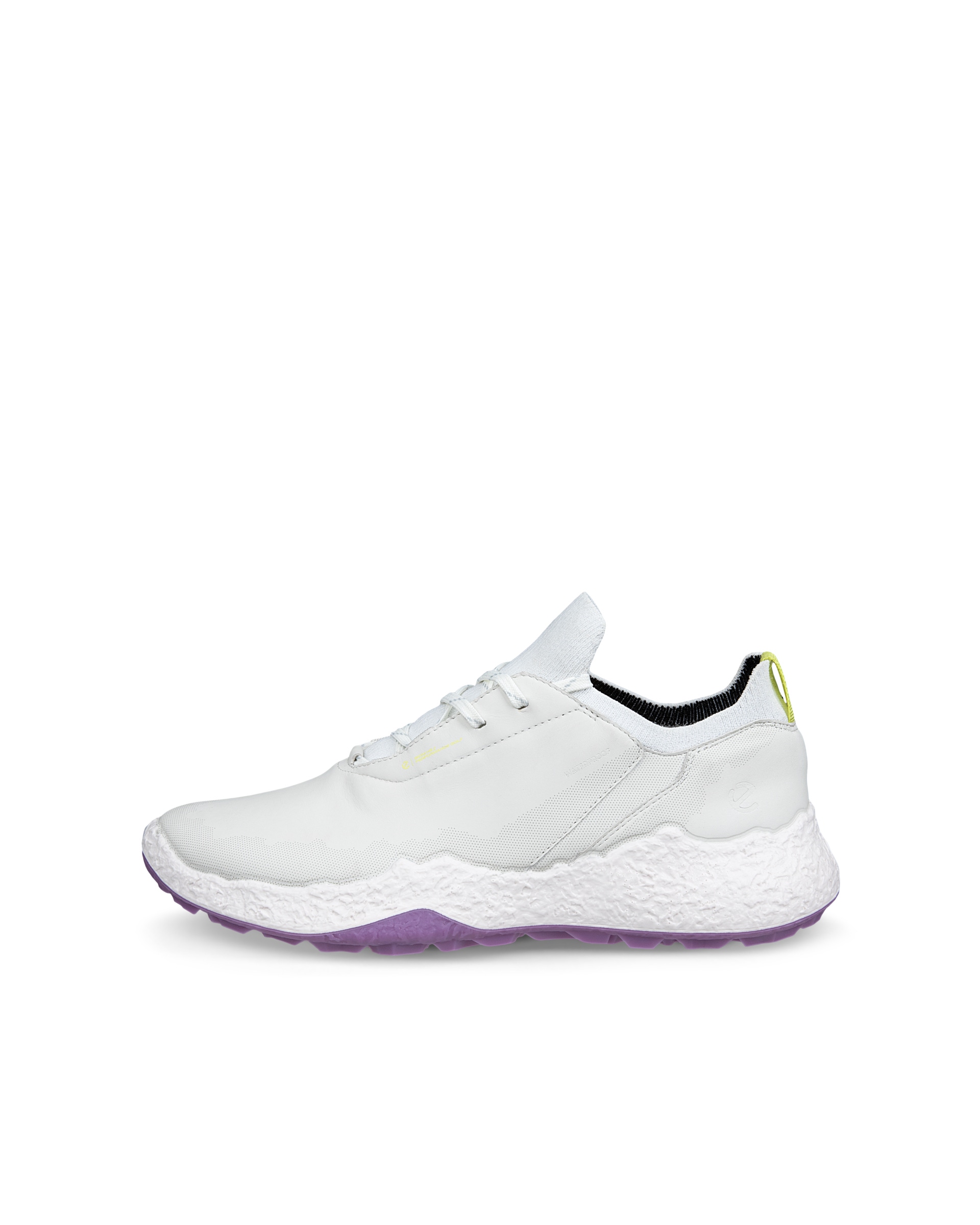 Dámska kožená nepremokavá golfová obuv ECCO® Golf BIOM H5 - Biela - Outside