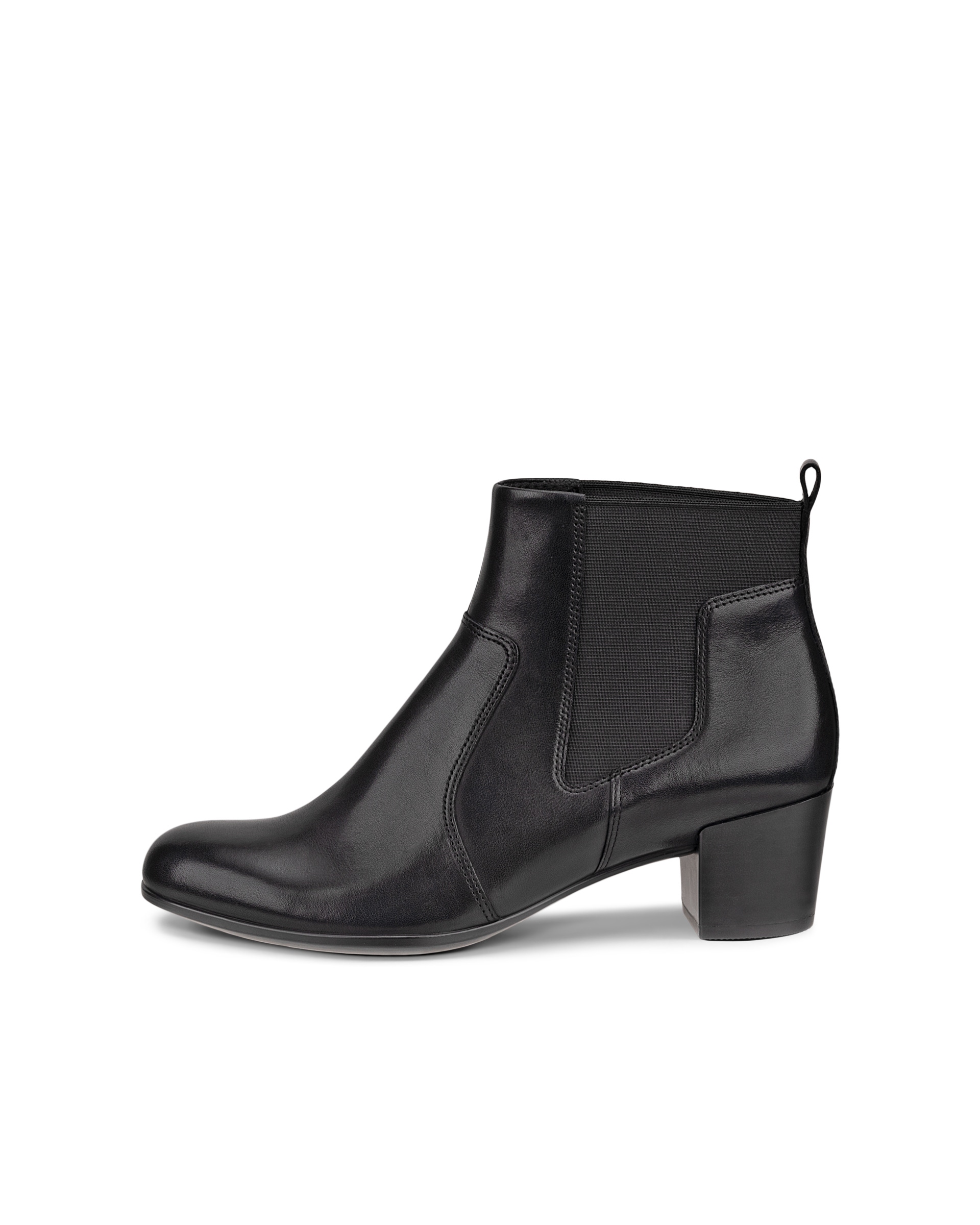 Women's ECCO® Shape 35 Leather Ankle Boot - Black - Outside